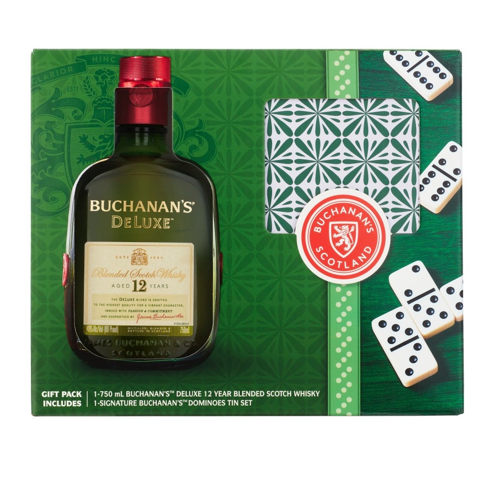 Buchanan's Scotch Whisky Scotland Limited Edition Domino Set In Green Tin